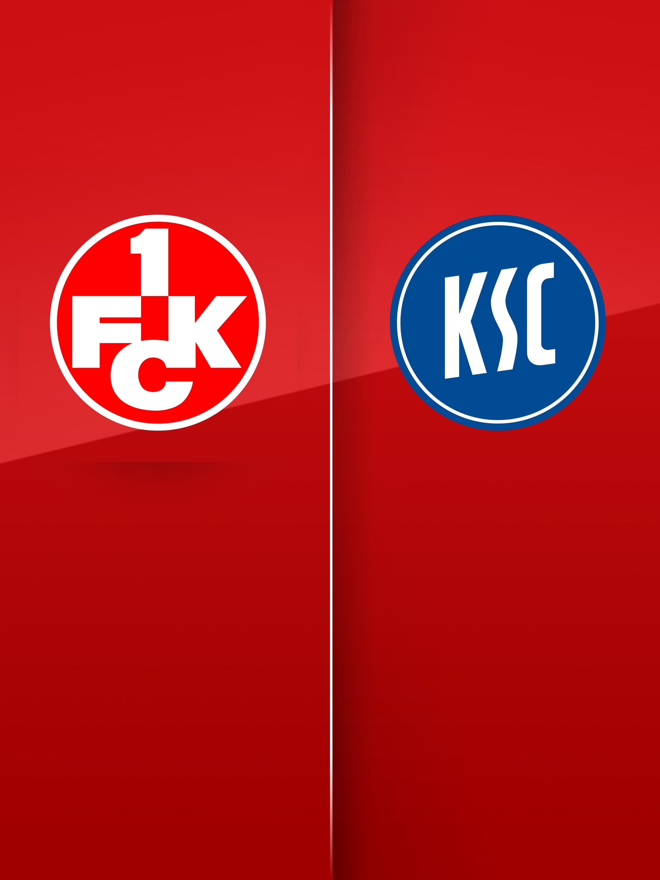 Logos von FC Kaiserslautern und Karlsruher SC